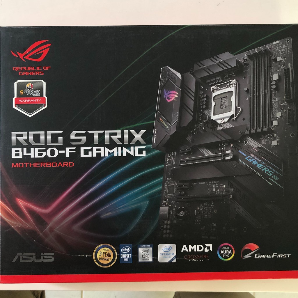 เมนบอร์ด ASUS (LGA1200) B460-F GAMING มือสอง สภาพเกือบไหม่ ประกันยาว