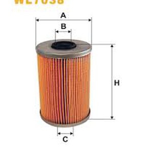 ไส้กรองน้ำมันเครื่อง BMW E38,730I735I/M30 M30,S38 #บีเอ็มดับเบิลยู WiX filter WL7038 กรองน้ำมันเครื่อง 8mileauto
