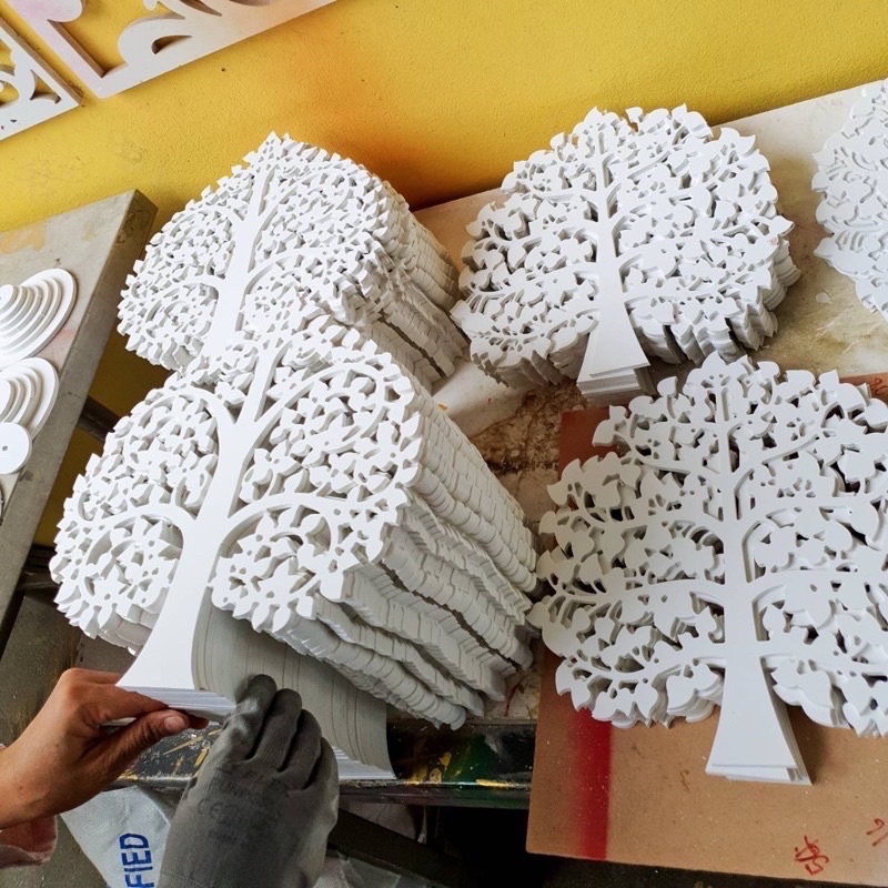 โพธ์ทรงเเผ่บารมีไม่พ่นทอง ขนาด 30×30