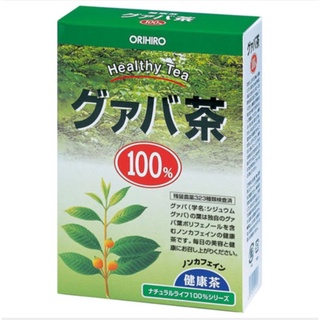 orihiro healthy tea guava leaf tea 100% ชาเพื่อสุขภาพ ชาใบฝรั่ง ,26teabags, non cafeine