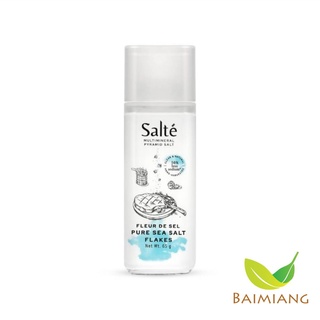 SALTE เกล็ดดอกเกลือทะเลบริโภค ขวด65g. (10617)