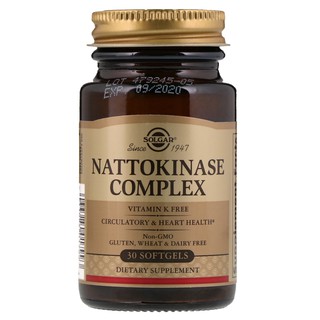 Solgar, Nattokinase Complex, 30 Softgels นัตโตะไคเนส