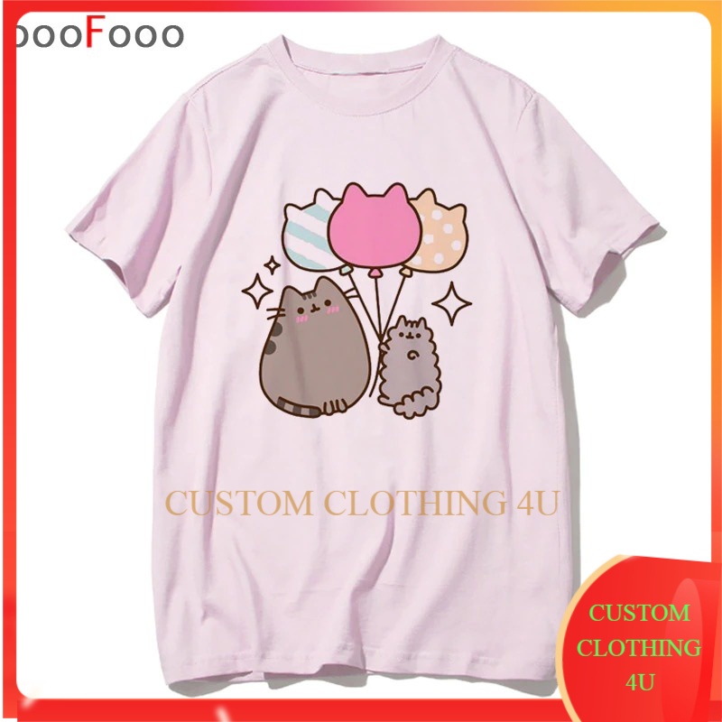 Pusheen T เสื้อแมวน่ารัก Kawaii TShirt แฟชั่น / Pusheen TShirt 2
