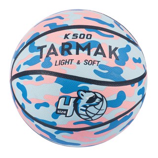 Decathlon ลูกบาสเก็ตบอลสำหรับเด็กๆ นักบาสเก็ตบอลหน้าใหม่รุ่น Aniball K500 (สีน้ำเงิน/ชมพู) ของแท้