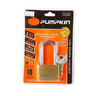 กุญแจแขวน คอยาว 50 มม. พัมคินPadlock hanging neck 50 mm long, Pumpkin