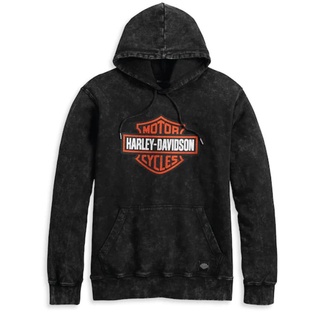 เสื้อฮู้ดสีดำลิขสิทธิ์แท้จาก Harley Davidson 96021-23AC