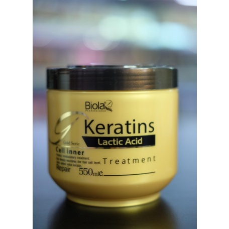 Biola Keratins Hair Treatment บิโอร่า เคราติน ทรีตเมนท์บำรุงผม กระปุก