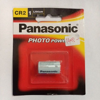 ถ่านLithium  Panasonic CR2 ขนาด 3V 1แพ็ค มี 1 ก้อน