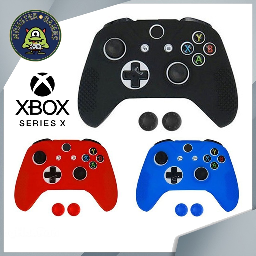 ซิลิโคนจอย Xbox X series พร้อมที่ครอบอนาล็อก (Silicon X-Box X Series Controller)(Slilicon Xbox X)(ซิ