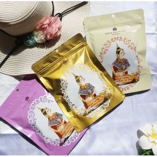 แผ่นแปะเท้า นางรำ GOLD PRINCESS FOOT PATCH  1แพ็ค มี10 ชิ้น