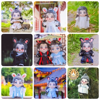 🐇พร้อมส่ง🐇 ชุดตุ๊กตาปรมาจารย์ลัทธิมาร 20cm ชุดตุ๊กตาเว่ยอู๋เซียน เว่ยอิง หลานจ้าน หลานวั่งจี