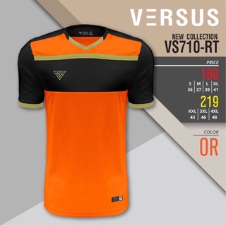 VERSUS เสื้อกีฬา เสื้อฟุตบอล รุ่นVS710 สีส้ม size L