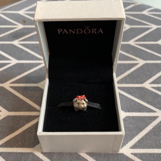 Pandora : Piggy bank silver charm with black and red enamel Item No. 791809ENMX