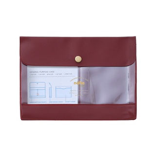 General Purpose Case (nahe) A6 Wine / ซองอเนกประสงค์ ขนาด A6 สีไวน์ (HDF083-WN)