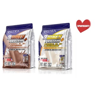 VISTRA SPORTS 3 WHEY PROTEIN PLUS (Chocolate / VANILLA ) (🔥ถูกตาแตกแม่🔥)