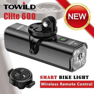 Towild CL600 LM ไฟหน้าจักรยาน LED 18650 2000mAh กันน้ํา ชาร์จ USB