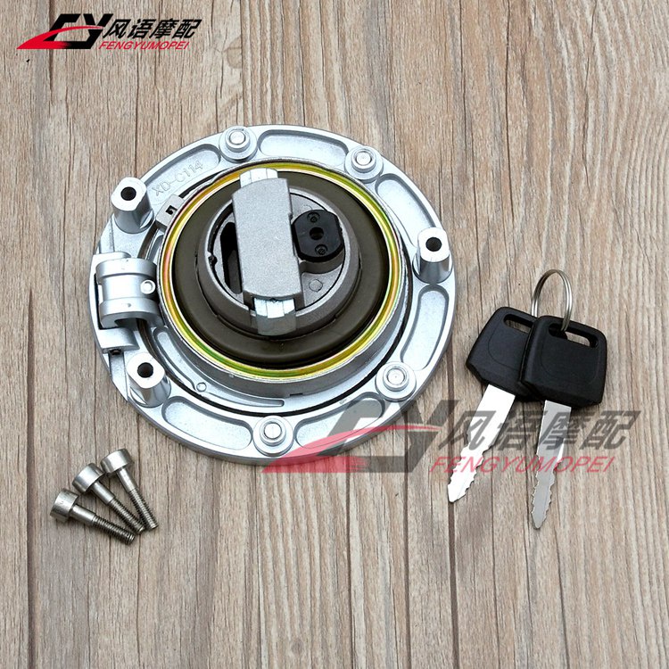 Hfmoto อุปกรณ์ล็อคฝาถังน้ํามันเชื้อเพลิง สําหรับ Honda CBR400 CB400 CBR600 CB750 900 1300 CBR1000