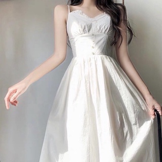 myhunnybear 🌷พร้อมส่ง🌷 เดรส ทรงวินเทจ เจ้าหญิง สายเดี่ยว ทรงสวย Vintage princess dress