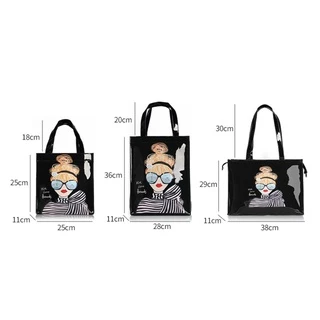 กระเป๋าHarrod_5-งานดีมีซิปทุกใบ ปั้มโลโก้หัวซิป(พร้อมส่ง)