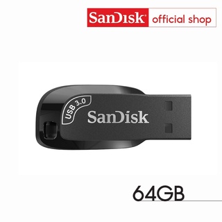 ราคาSanDisk Ultra Shift  USB 3.0 Flash Drive 64GB (SDCZ410-064G-G46)