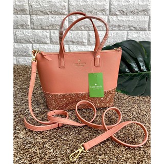 New arrival !! Kate spade new york glitter crossbody bag 2019