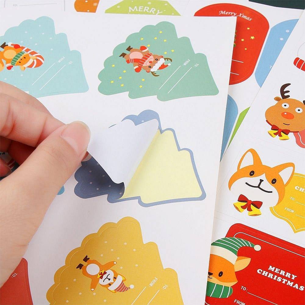 ver.2 มี​ 50 ลาย​ ซื้อ6 แถม1 สติ๊กเกอร์ป้ายชื่อลายคริสต์มาส รุ่นนี้ลายสวยมากค่ะ (มี 2 linkค่ะ)
