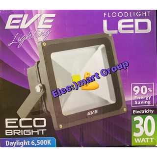 โคมฟลัดไลท์ LED FLOOD " ECO Bright " 30W แสงขาว แสงวอร์มไวท์