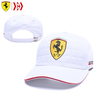 Formula One Team Scuderia Ferrari หมวกกอล์ฟ หมวกปีกโค้ง สําหรับผู้ชาย