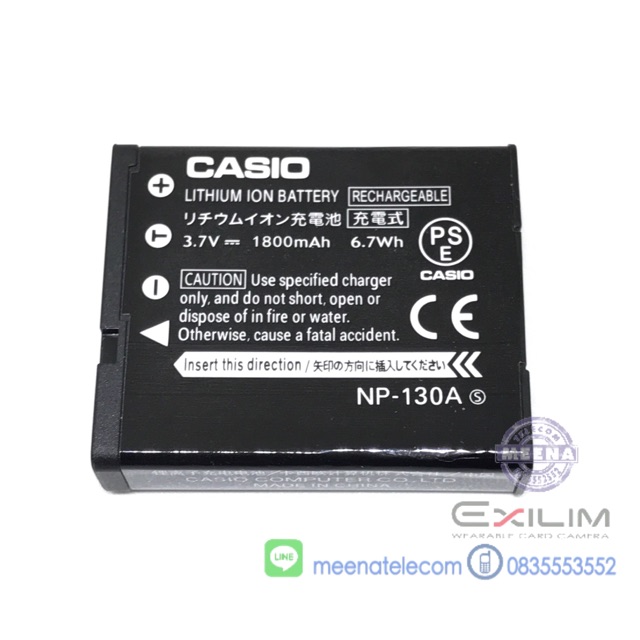 Battery Casio ZR5000 ZR3500 ZR3600 (แท้)