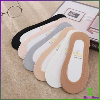 ถุงเท้าคัทชู หน้าสั้น เนื้อนิ้ม ขนาดเดียว sock