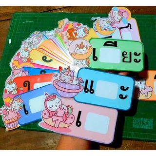 #สื่อการสอน สื่อไม้บรรทัดฝึกสะกดคำ สระ 28 ตัว (ยกเว้น ฤ ฤา ฦ ฦา)