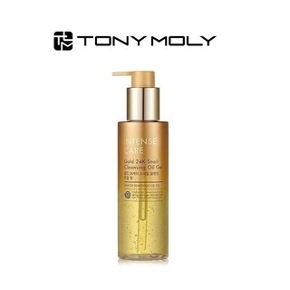 [TONYMOLY] Intense Care Gold 24K Snail Cleansing Oil Gel 190ml เจลทําความสะอาดผิวหน้า สูตรหอยทาก ทองคํา สินค้าเกาหลีแท้ๆส่งตรงจากเกาหลี