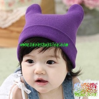 หมวกไหมพรมทอละเอียด  Korean Style (เส้นรอบวงของหมวก 36-46 cm.)