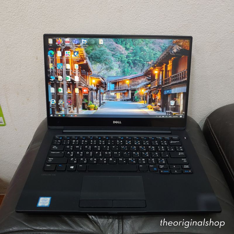 Notebook Dell Latitude 7370 m7-6Y75 Ram 8 จอ 4K Touch 【มือ 2】