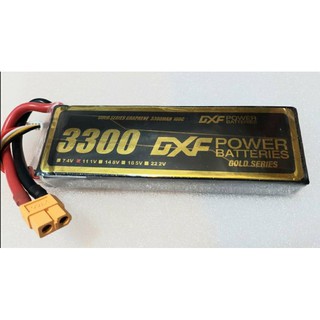 DXF 3300mah 11.1V  14.8V  22.2V 100C XT60 แบต ลิโพ รถ เรือ เครื่องบิน โดรน อื่น ๆ