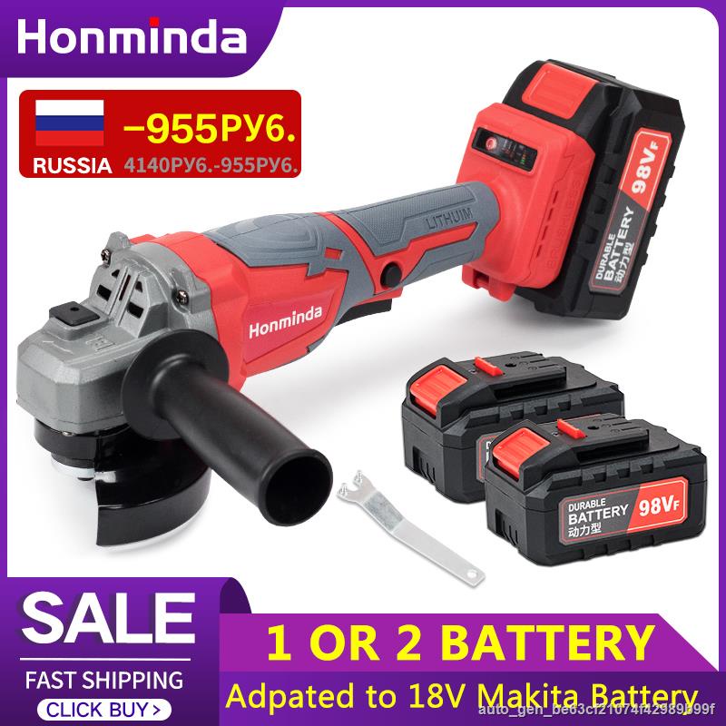 Honminda Brushless Cordless Angle Grinder Grinding Machine Cutting