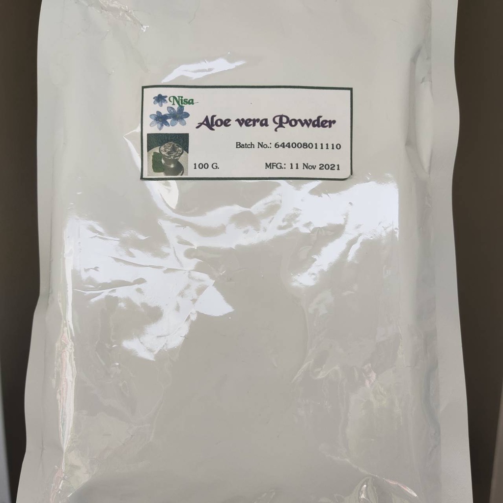 ว่านหางจระเข้ผง  (Aloe vera Powder) 50 กรัม / โปรโมชั่น 100 กรัม แถม 50 กรัม - รูปที่ 2