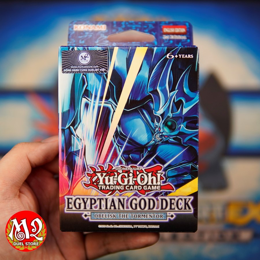 Yugioh Egyptian God Deck Obelisk กล่องการ์ดสํารับโครงสร้าง Tormentor - นําเข้าจากสหราชอาณาจักร