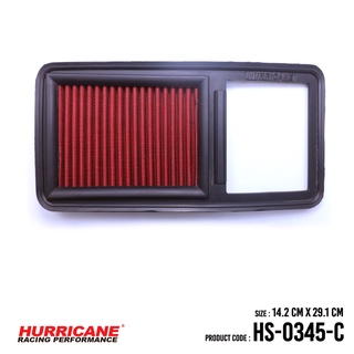 HURRICANE กรองอากาศผ้าใยสังเคราะห์ COTTON AIR FILTER FOR HS-0345-C Toyota