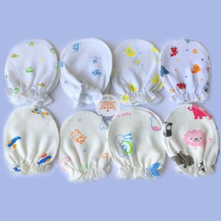 LZ👼🏻ถุงมือเด็กอ่อน ถุงมือเด็กทารก พร้อมส่ง⚡️ถุงมือกันข่วน cotton100%