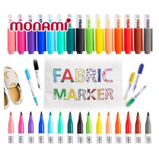 ปากกาเขียนผ้า Monami Fabric Marker 470 ด้ามเดี่ยวชุดสีหวาน