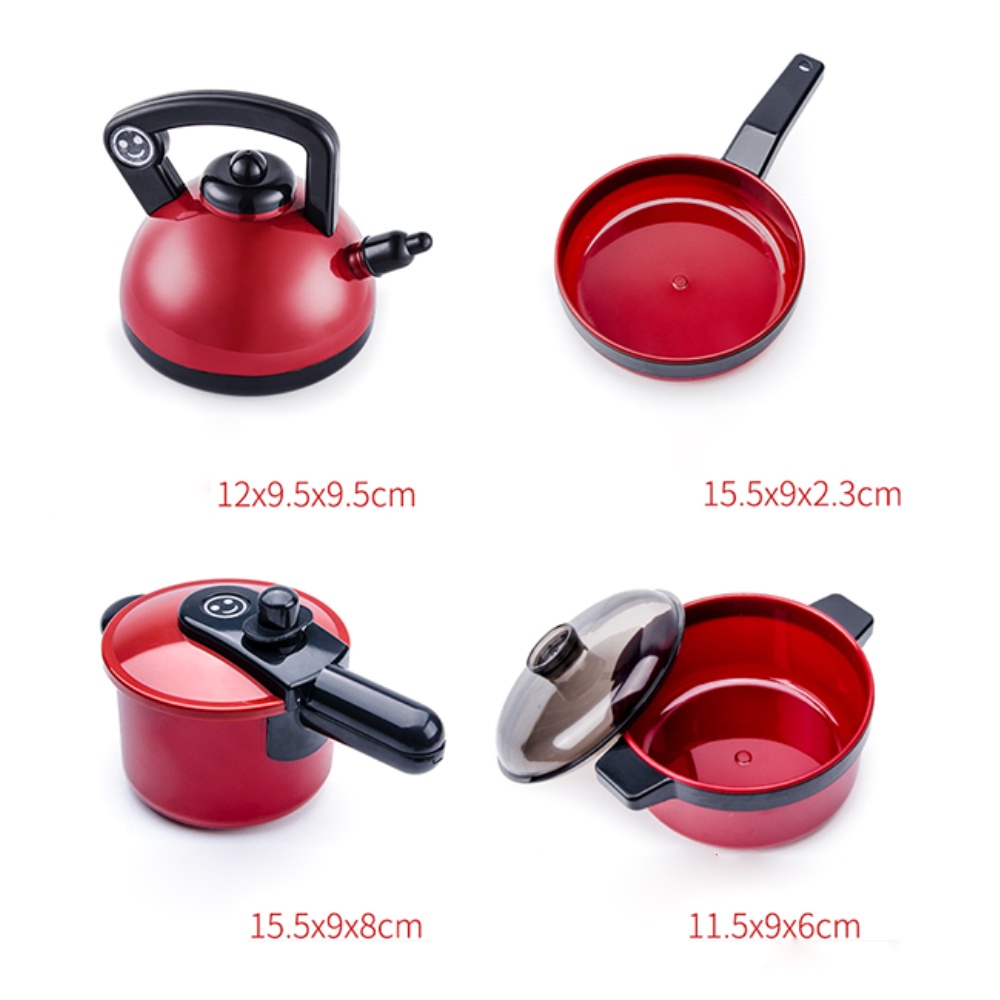 COD 61pcs ของเล่นเด็กครัว เตาแก๊สพร้อมเสียงและแสง ของเล่นจำลองการทำอาหารในครัว ชุดครัวของเล่น คุณภาพสูง - รูปที่ 5