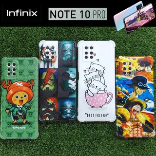 เคส TPU ยางใส ลายน่ารัก คละลาย สำหรับ สำหรับ  Infinix Note 10 Pro