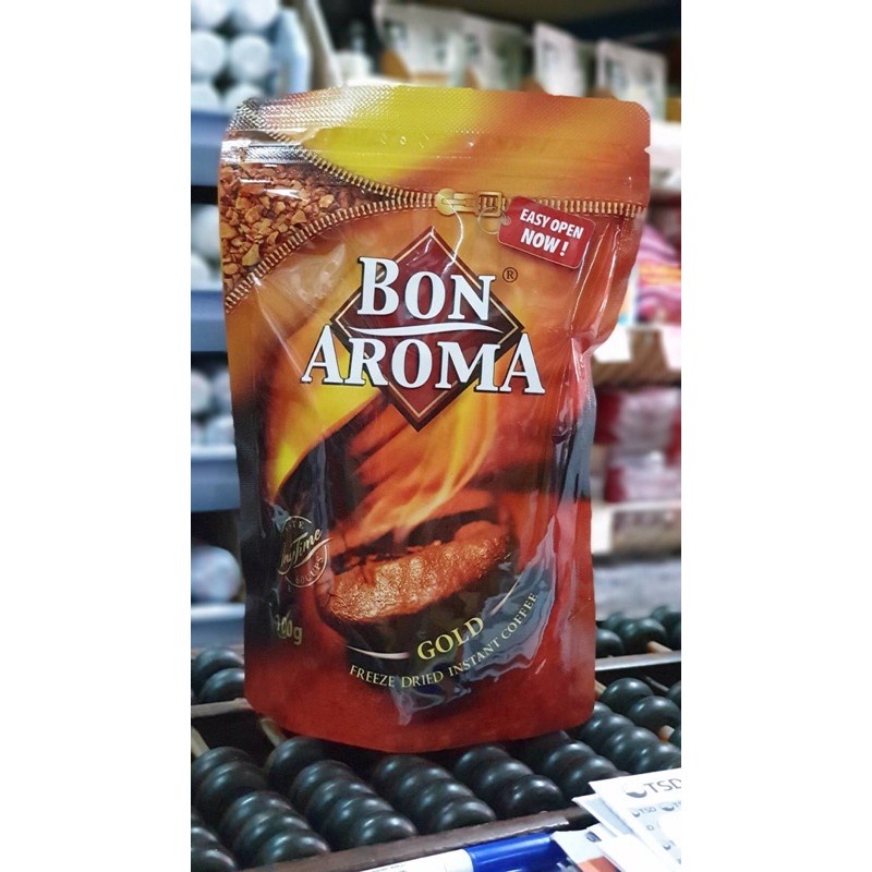 พร้อมส่ง！！ กาแฟ Bon Aroma🇻🇳 (บอน อโรมา)กาแฟสำเร็จรูปชนิดFreeze dried กาแฟเวียดนามแท้ 100%  100 กรัม(แบบถุงซิปล็อค)