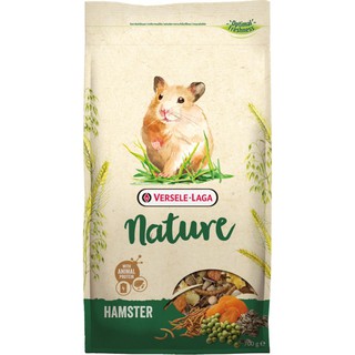 Hamster Nature อาหารหนูแฮมสเตอร์ อาหารธัญพืช ถั่ว ธัญพืชนานาชนิดและหนอนอบแห้ง สำหรับหนูแฮมสเตอร์ (700 กรัม/ถุง)