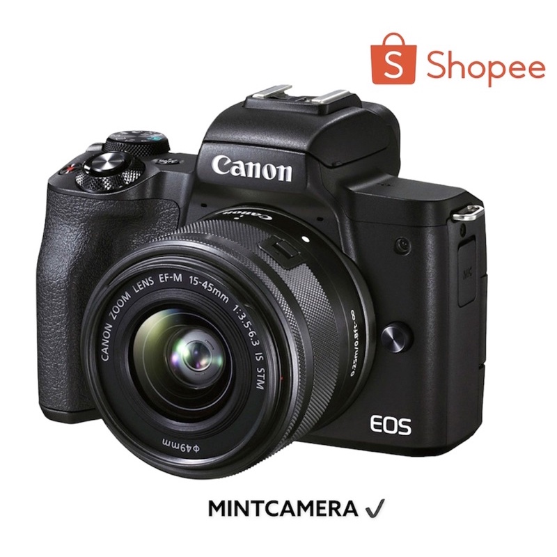 Canon m50 สภาพสวย เมนูไทย ‼️สินค้ามือสองพร้อมเลนส์‼️ประกัน 1 เดือน✔︎ สินค้ามีพร้อมจัดส่ง