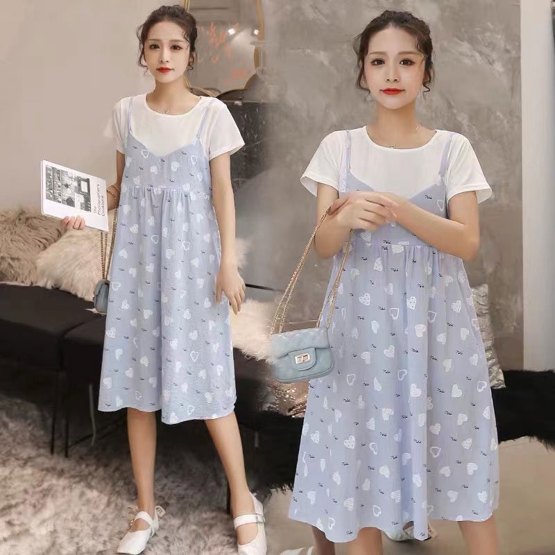 ชุดคลุมท้องแขนสั้น ชุดคลุมท้องเรียบหรู ชุดคลุมท้องสีสันสดใส เนื้อผ้าใชุดกระโปรงคุณแม่ ใส่ได้ทุกโอกาส ชุดคลุมท้อง - รูปที่ 5