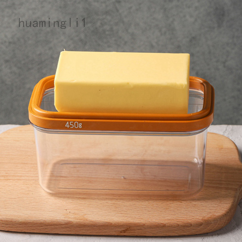 Butter box, butter box, cheese cutting container, sealed rectangular