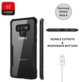 XUNDD Luxury Transparent 360 Full Protect Case เคสกันกระแทก ของแท้ สำหรับ Samsung Galaxy note 9