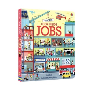 หนังสือ Usborne ภาษาอังกฤษ look inside JOBS(EOS)